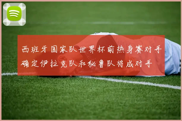 西班牙国家队世界杯前热身赛对手确定伊拉克队和秘鲁队将成对手